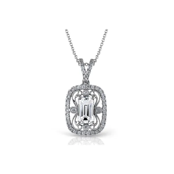 18k White Gold Gemstone Pendant Diamond Showcase Longview, WA
