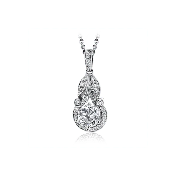 18k White Gold Diamond Pendant The Diamond Shop, Inc. Lewiston, ID