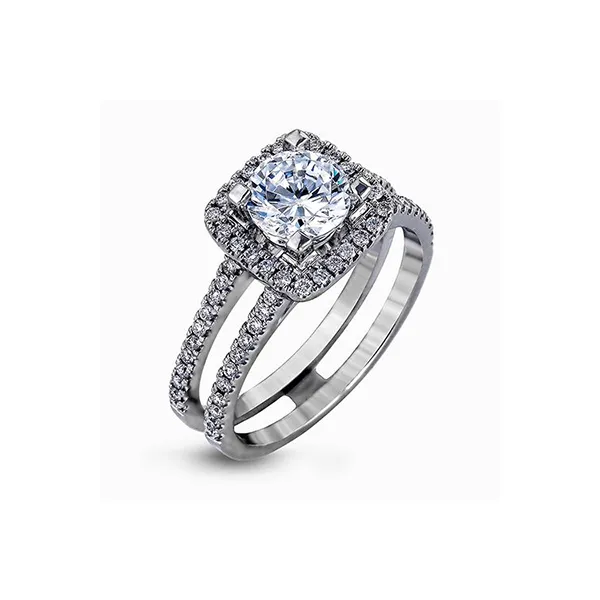Platinum Semi-mount Engagement Ring Diamond Showcase Longview, WA