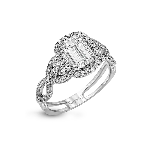 Platinum Semi-mount Engagement Ring Diamond Showcase Longview, WA