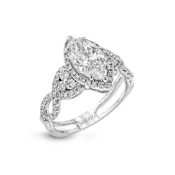 Platinum Semi-mount Engagement Ring Diamond Showcase Longview, WA