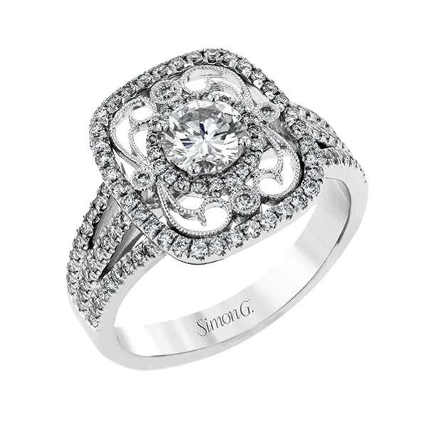 18k White Gold Gemstone Fashion Ring Diamonds Direct St. Petersburg, FL
