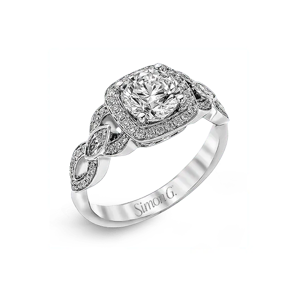 Platinum Semi-mount Engagement Ring Diamond Showcase Longview, WA