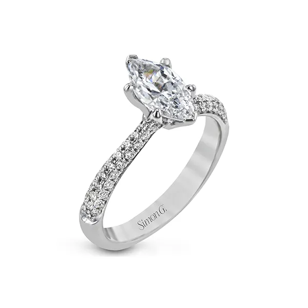 18k White Gold Semi-mount Engagement Ring Diamond Showcase Longview, WA