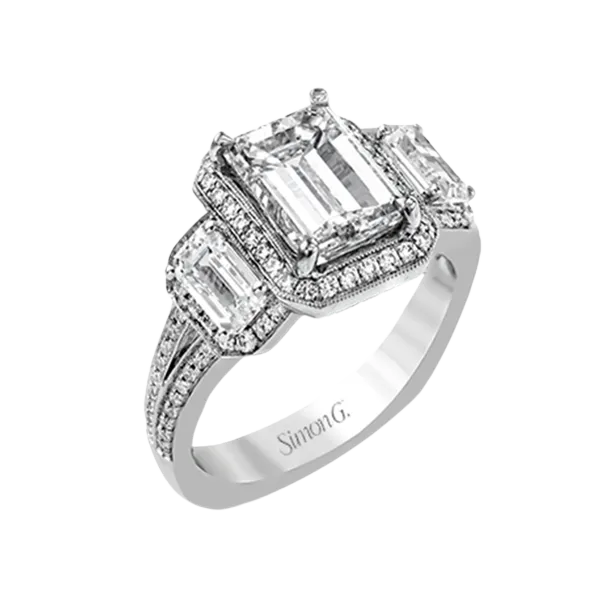 Platinum Semi-mount Engagement Ring Diamond Showcase Longview, WA