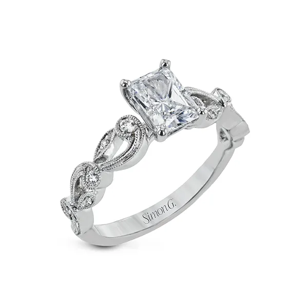18k White Gold Semi-mount Engagement Ring Diamond Showcase Longview, WA