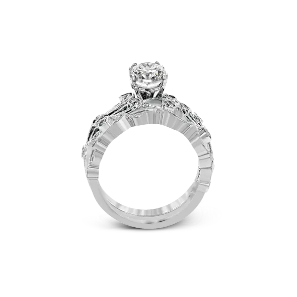 18k White Gold Wedding Set Image 3 Diamond Showcase Longview, WA