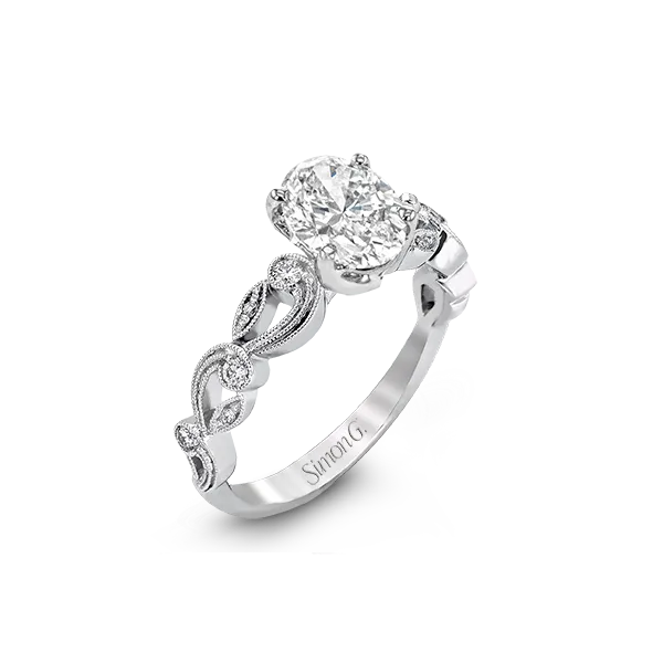 Platinum Semi-mount Engagement Ring Diamond Showcase Longview, WA