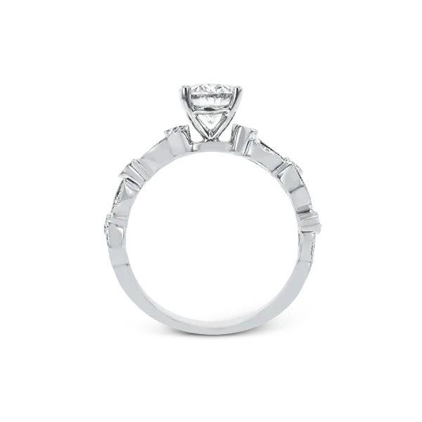 Platinum Semi-mount Engagement Ring Image 3 Diamond Showcase Longview, WA