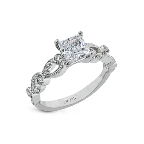 18k White Gold Semi-mount Engagement Ring Diamond Showcase Longview, WA