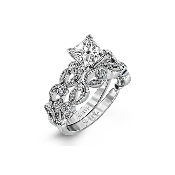 18k White Gold Wedding Set Diamond Showcase Longview, WA