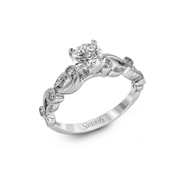 Platinum Semi-mount Engagement Ring Diamond Showcase Longview, WA