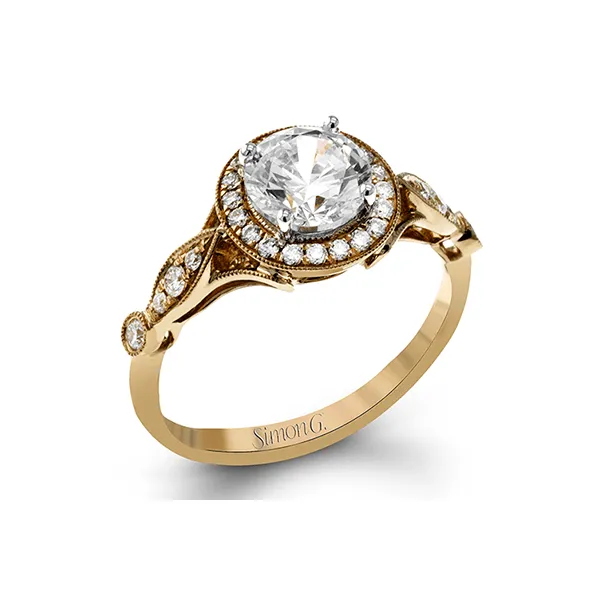 18k Rose Gold Semi-mount Engagement Ring Diamond Showcase Longview, WA