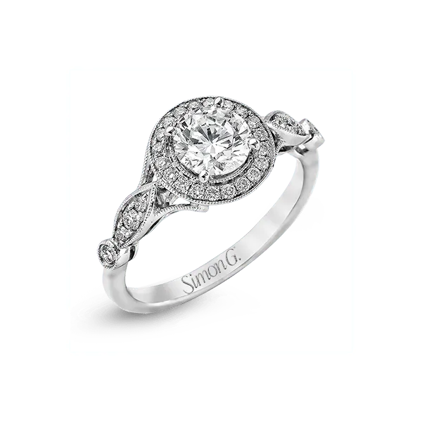 Platinum Semi-mount Engagement Ring Diamond Showcase Longview, WA