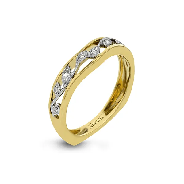 18k Two-tone Gold Ring Enhancer Diamond Showcase Longview, WA