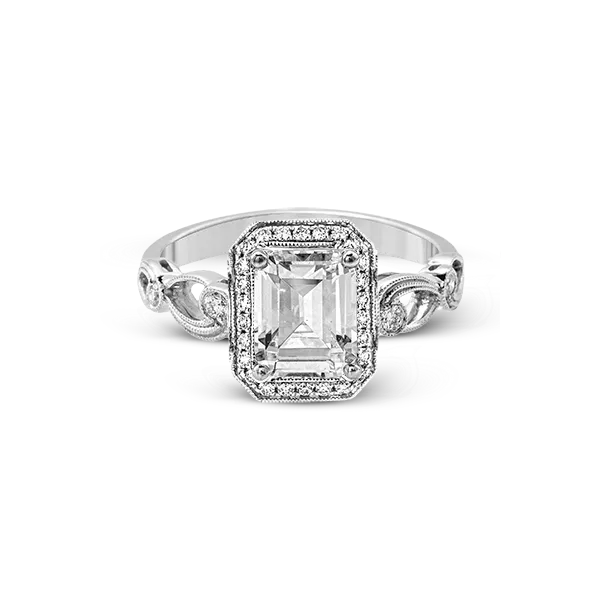 18k White Gold Semi-mount Engagement Ring Image 3 Diamond Showcase Longview, WA