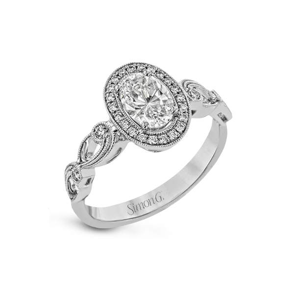 18k White Gold Semi-mount Engagement Ring Diamond Showcase Longview, WA