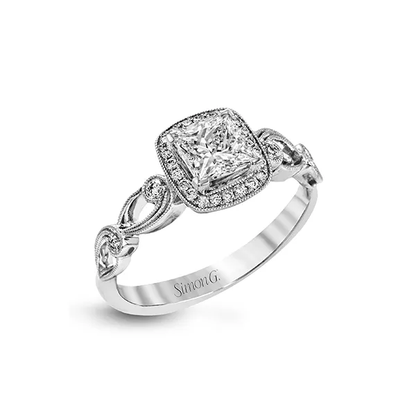 18k White Gold Semi-mount Engagement Ring Diamond Showcase Longview, WA