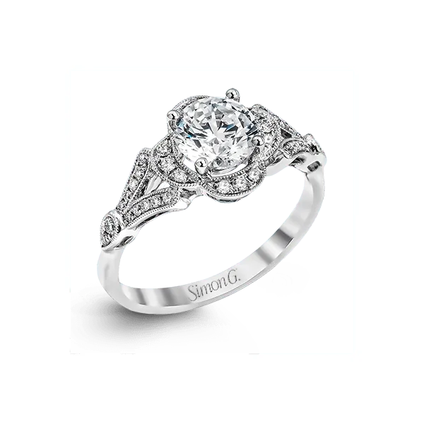 Platinum Semi-mount Engagement Ring Diamond Showcase Longview, WA
