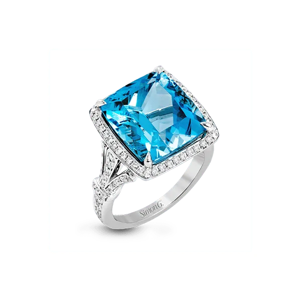 18k White Gold Gemstone Fashion Ring James & Williams Jewelers Berwyn, IL
