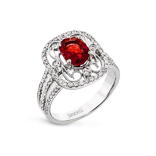 18k White Gold Gemstone Fashion Ring Diamond Showcase Longview, WA