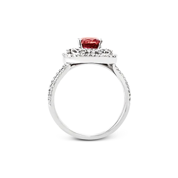 18k White Gold Gemstone Fashion Ring Image 3 Diamond Showcase Longview, WA