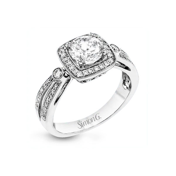 Platinum Semi-mount Engagement Ring Diamond Showcase Longview, WA