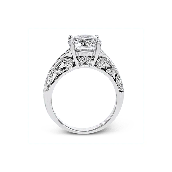 Platinum Semi-mount Engagement Ring Image 3 Diamond Showcase Longview, WA