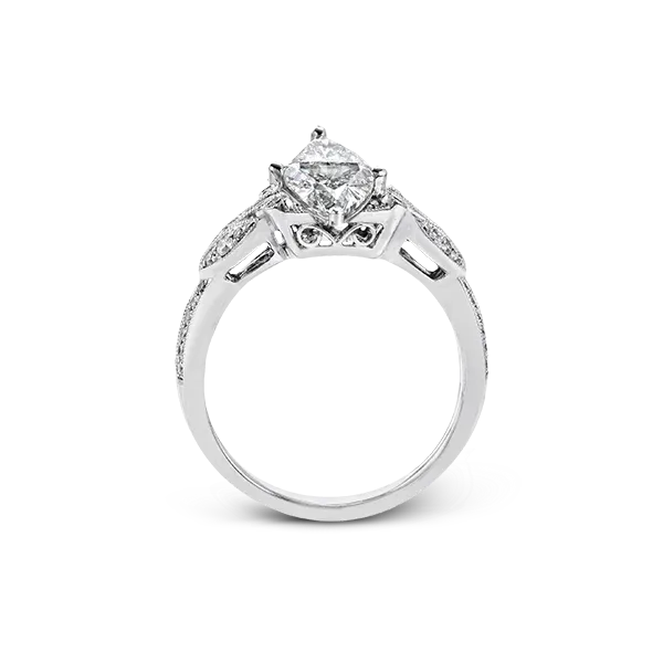 Platinum Semi-mount Engagement Ring Image 2 Diamond Showcase Longview, WA