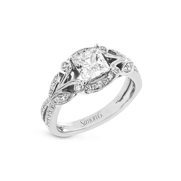 18k White Gold Semi-mount Engagement Ring Diamond Showcase Longview, WA
