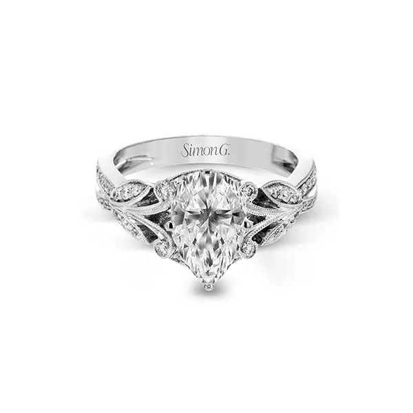Platinum Semi-mount Engagement Ring Image 3 Diamond Showcase Longview, WA