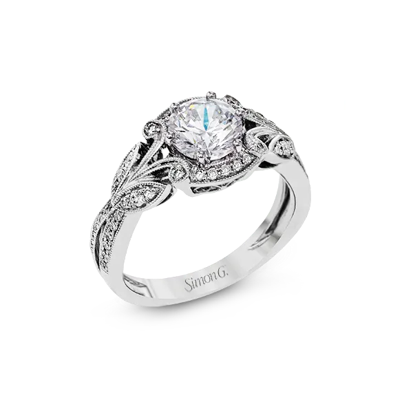 Platinum Semi-mount Engagement Ring Diamond Showcase Longview, WA