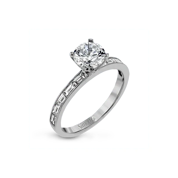 18k White Gold Semi-mount Engagement Ring Diamond Showcase Longview, WA