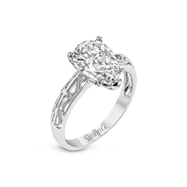 18k White Gold Semi-mount Engagement Ring Diamond Showcase Longview, WA