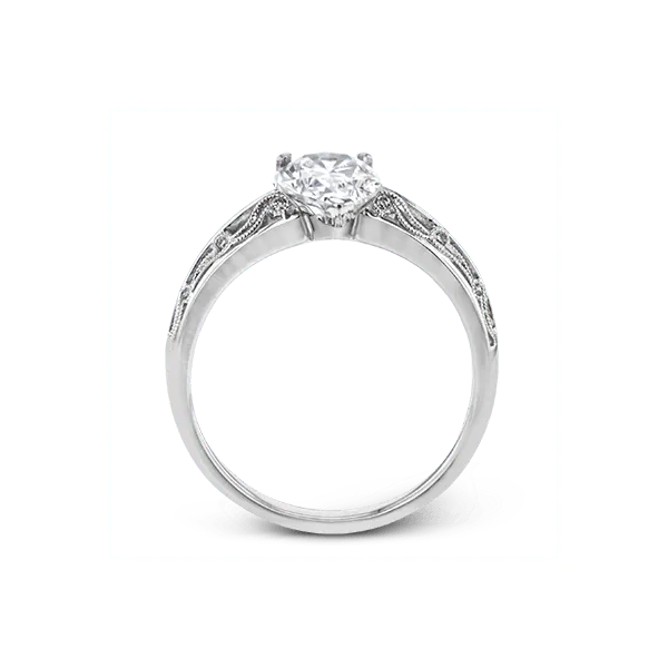 Platinum Semi-mount Engagement Ring Image 3 Diamond Showcase Longview, WA