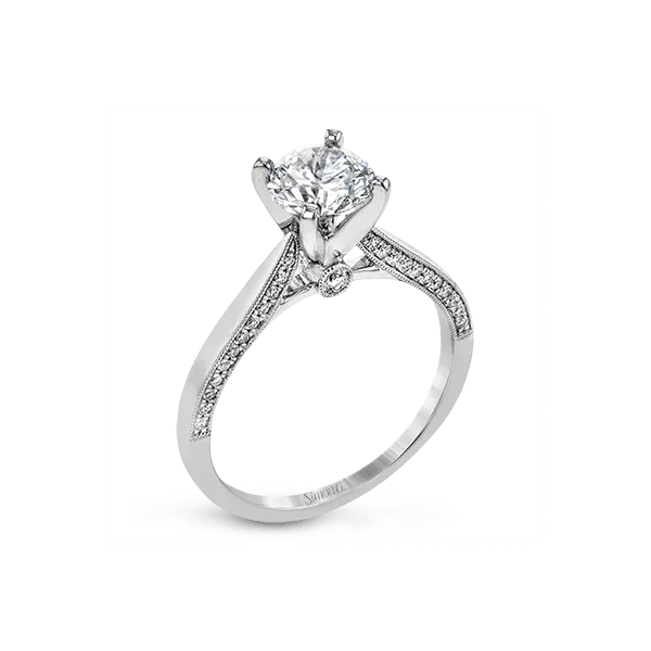 Platinum Semi-mount Engagement Ring Diamond Showcase Longview, WA