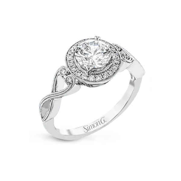 Platinum Semi-mount Engagement Ring The Diamond Shop, Inc. Lewiston, ID