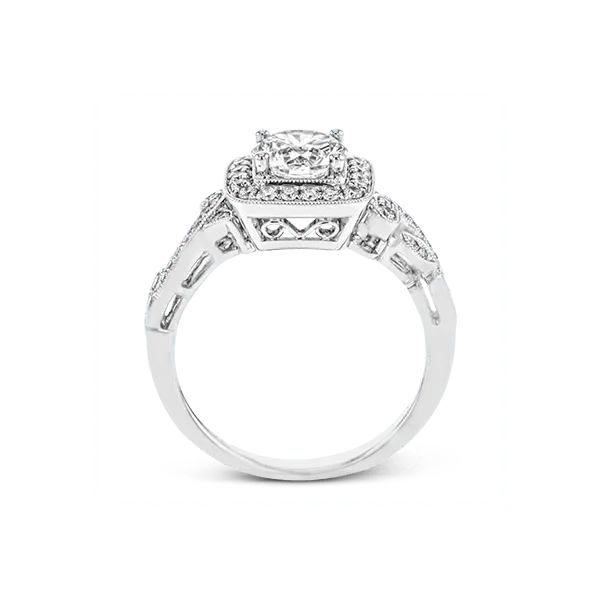 Platinum Semi-mount Engagement Ring Image 3 Diamond Showcase Longview, WA