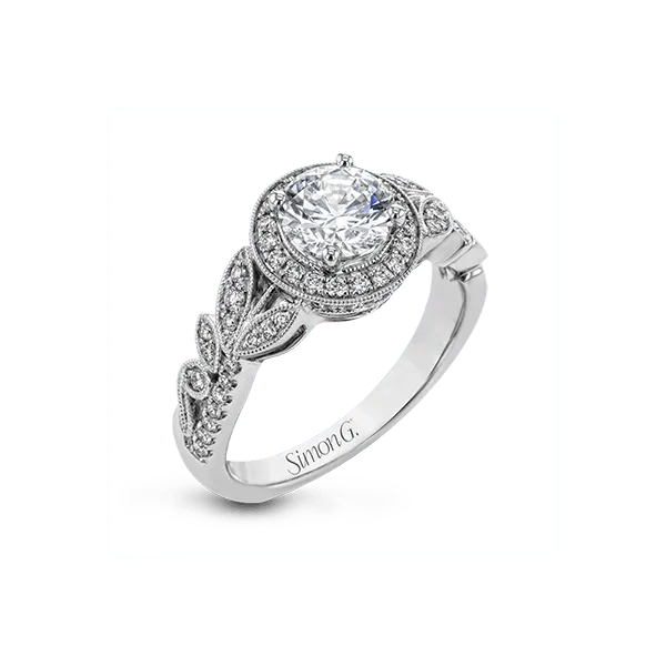 Platinum Semi-mount Engagement Ring Diamond Showcase Longview, WA