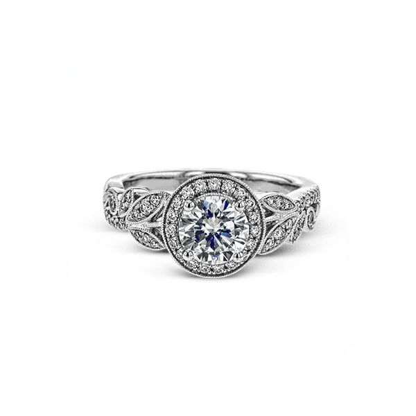 Platinum Semi-mount Engagement Ring Image 2 Diamond Showcase Longview, WA
