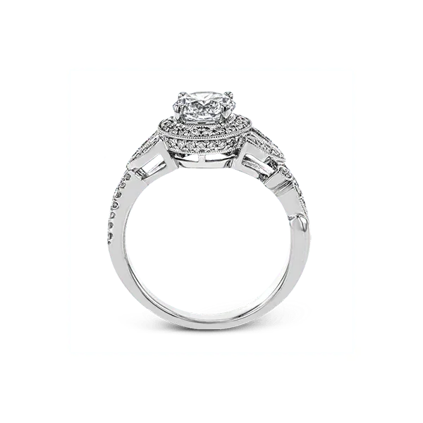 Platinum Semi-mount Engagement Ring Image 3 Diamond Showcase Longview, WA