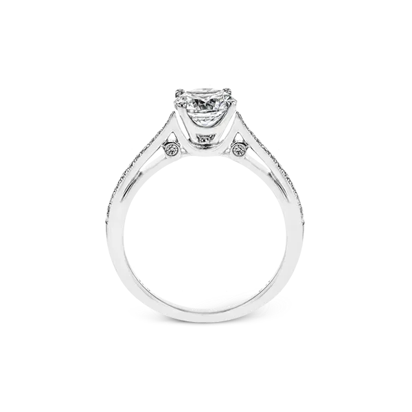 Platinum Semi-mount Engagement Ring Image 3 Diamond Showcase Longview, WA