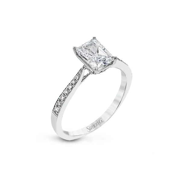 Platinum Semi-mount Engagement Ring James & Williams Jewelers Berwyn, IL