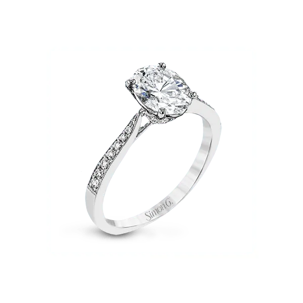 Platinum Semi-mount Engagement Ring Diamond Showcase Longview, WA
