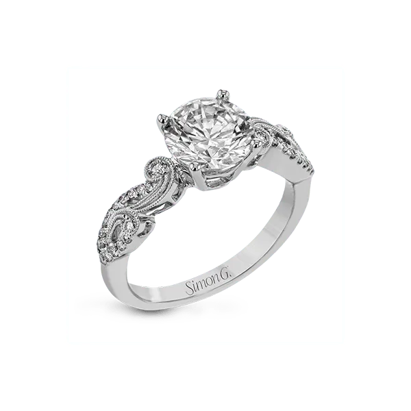 18k White Gold Semi-mount Engagement Ring Diamond Showcase Longview, WA