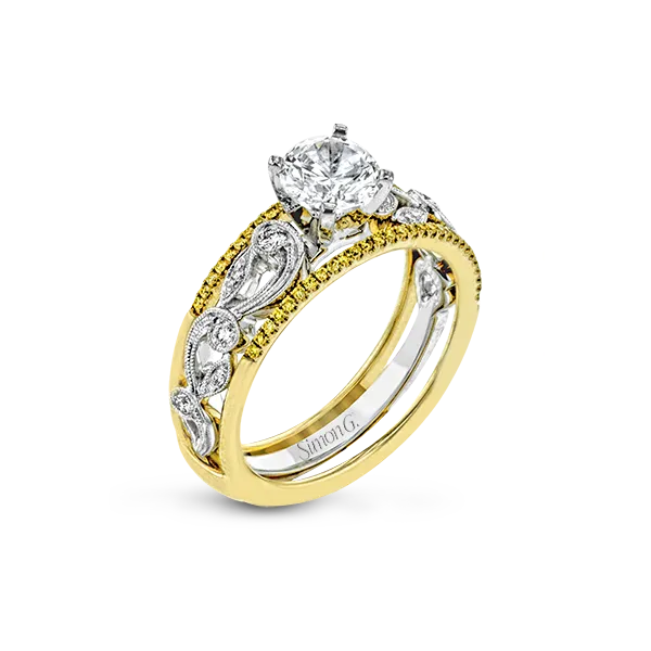 18k Two-tone Gold Wedding Set Diamond Showcase Longview, WA