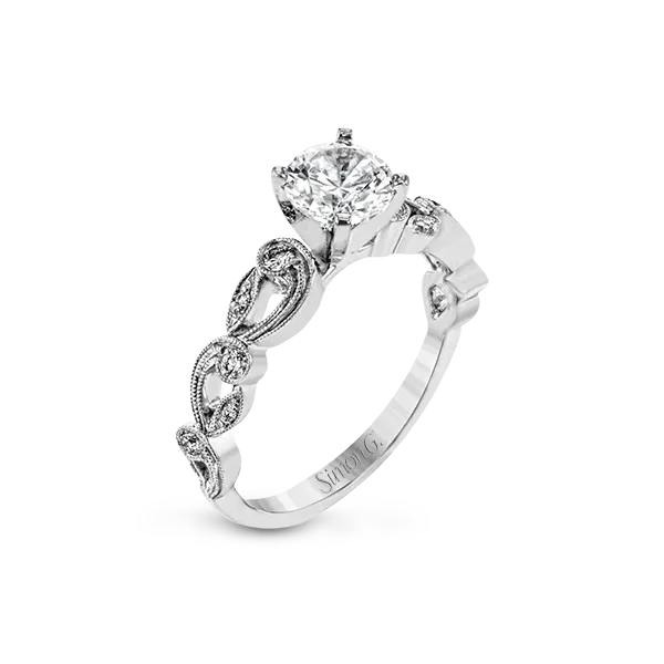 18k White Gold Semi-mount Engagement Ring Diamond Showcase Longview, WA