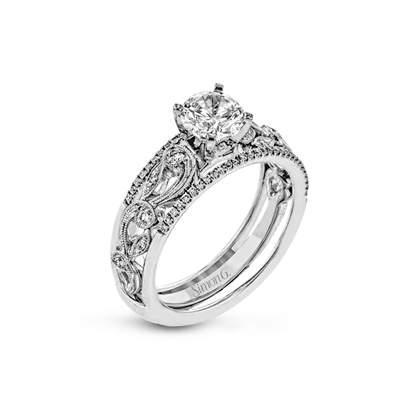18k White Gold Wedding Set Diamond Showcase Longview, WA