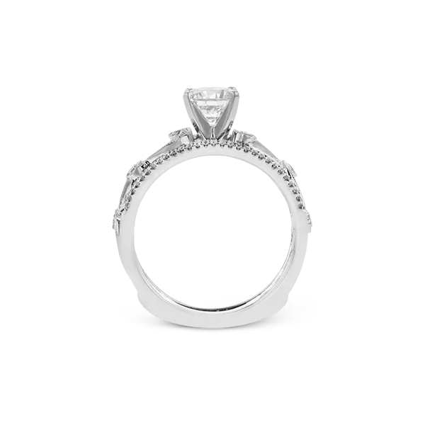 18k White Gold Wedding Set Image 3 Diamond Showcase Longview, WA