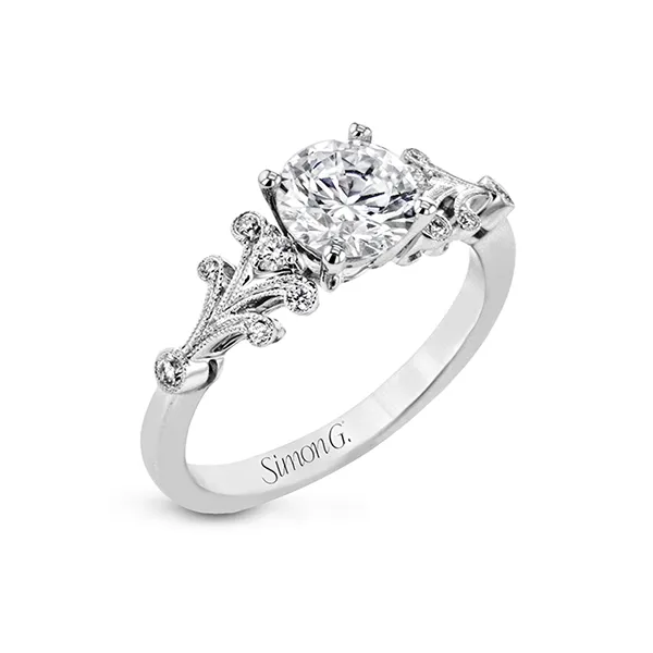 Platinum Semi-mount Engagement Ring Diamond Showcase Longview, WA